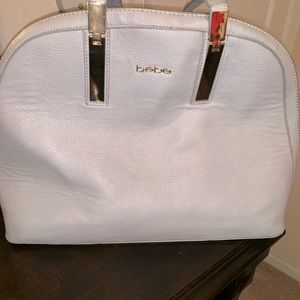 Bebe silver handbag